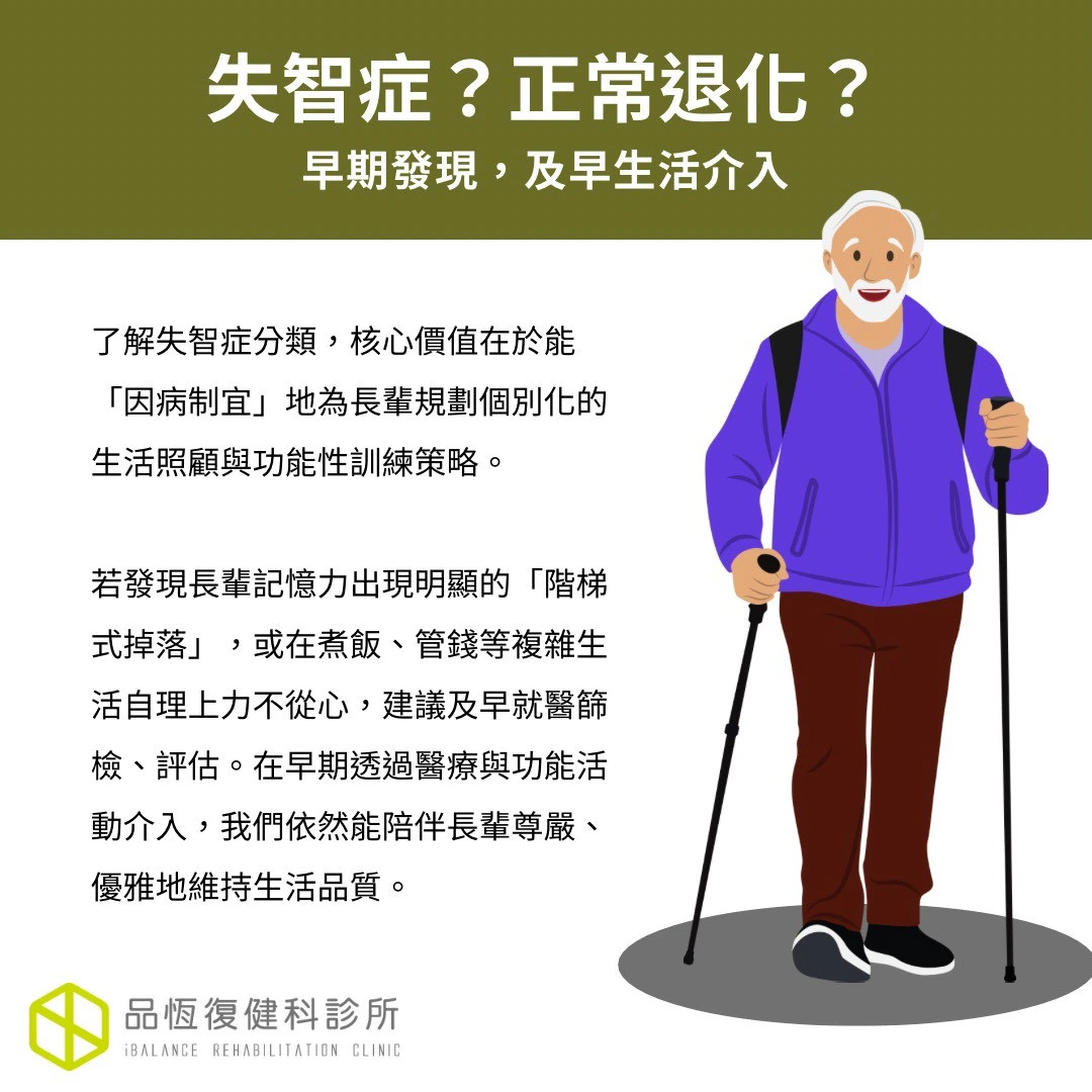 失智症?正常退化? 失智症?正常退化?